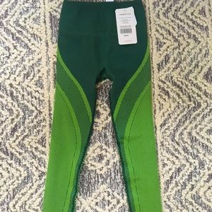 NWT Fabletics athletic leggings multi green pant